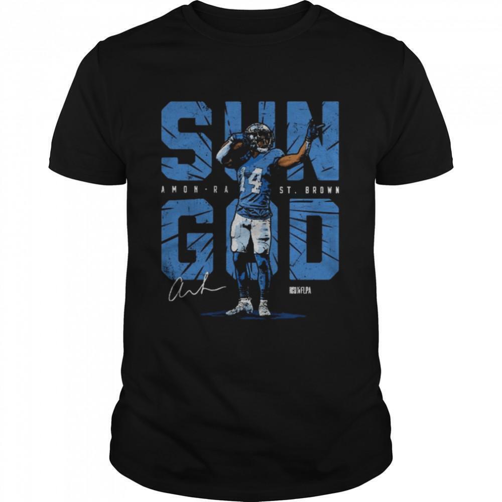 Amonra St Brown Detroit Sun God Signature Shirt